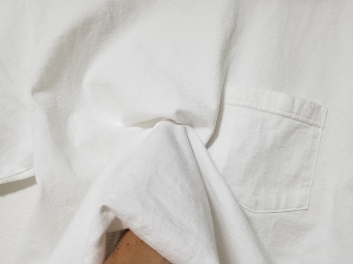 GoodwearのTシャツの生地