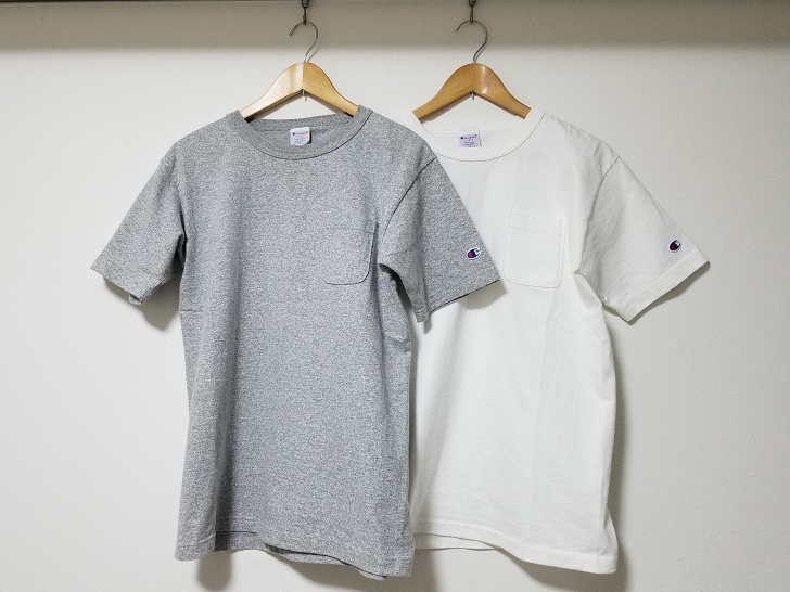 ChampionのT1011の2枚のTシャツ