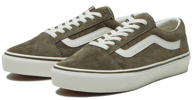 VANSオールドスクールの抹茶